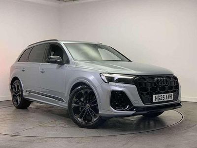 Silver Used 2025 Audi Q7 Black Edition SUV | £59,300 (Expensive)