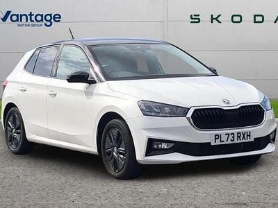 Used Skoda Fabia Colour Edition 94 HP (69 kW) 2023 Candy white body / black magic pearl effect roof Hatchback