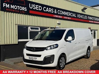 Used Vauxhall Vivaro Sportive 100 HP (73 kW) 2020 White MPV