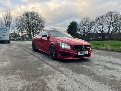 Red Used 2015 Mercedes CLA220 AMG Sedan | £6,995 (Fair price)