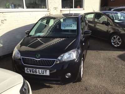 Used Skoda Citigo SE L 75 HP (55 kW) 2016 Black Hatchback