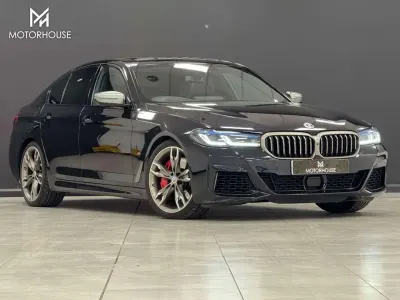 Used BMW M550 Comfort Edition 530 HP (389 kW) 2021 Black Sedan