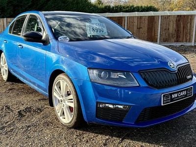 Blue Used 2014 Skoda Octavia vRS Hatchback | £8,990 (Fair price)