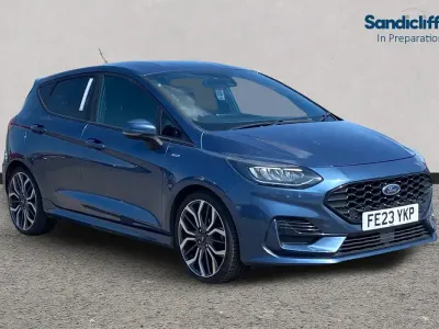 Used Ford Fiesta ST-Line X 100 HP (73 kW) 2023 Blue Hatchback