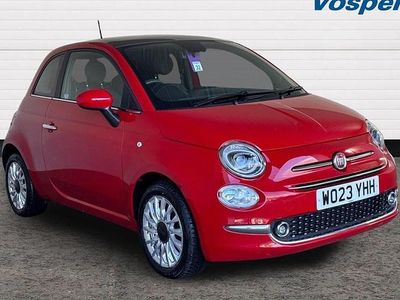 Red Used 2023 Fiat 500 Hatchback | £10,395 (Fair price)