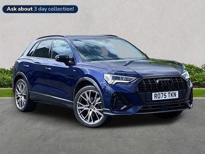 Used Audi Q3 Black Edition 147 HP (108 kW) 2025 Blue SUV