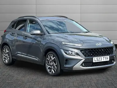 Used Hyundai Kona Premium 139 HP (102 kW) 2023 Ecotronic grey SUV