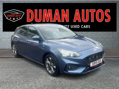Used Ford Focus ST-Line 120 HP (88 kW) 2019 Blue Hatchback