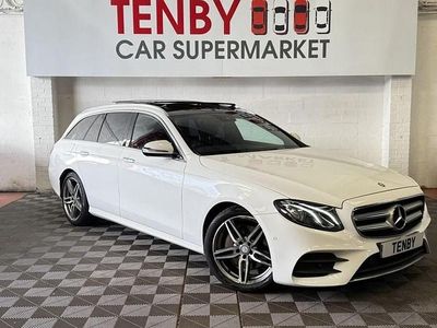 Used Mercedes E220 AMG Line Premium 2017 White Estate