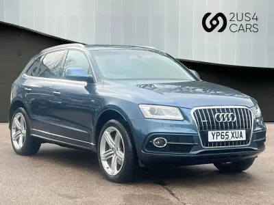 Begagnad Audi Q5 S-line plus 190 HK (139 kW) 2015 Blå SUV