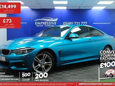 Used BMW 420 M Sport 184 HP (135 kW) 2018 Blue Coupe