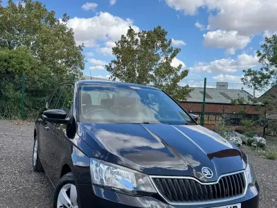 Used Skoda Fabia SE 90 HP (66 kW) 2015 Black Hatchback
