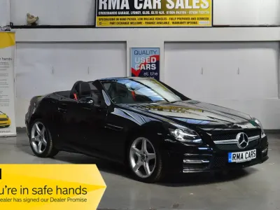 Used Mercedes SLK250 AMG 204 HP (150 kW) 2014 Black Cabriolet