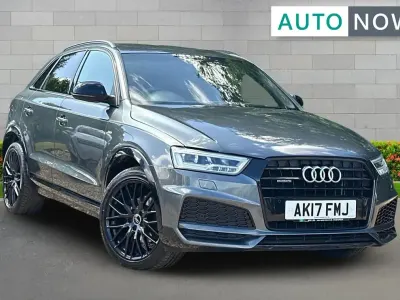 Used Audi Q3 Black Edition 180 HP (132 kW) 2017 Grey SUV