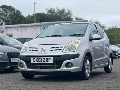 Used Nissan Pixo N-TEC 67 HP (49 kW) 2011 Silver Hatchback