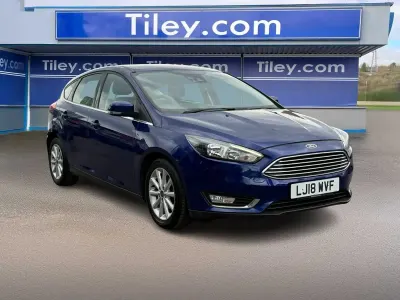 Usado Ford Focus Titanium 2018 Azul Citadino