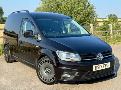 Used VW Caddy Black Edition 102 HP (75 kW) 2017 Black MPV