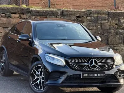Used Mercedes GLC220 AMG Line Premium Plus 170 HP (125 kW) 2018 Black Coupe