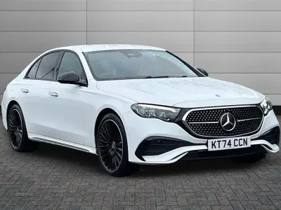 Used Mercedes E300 Urban 313 HP (230 kW) 2025 Opalite white bright Sedan