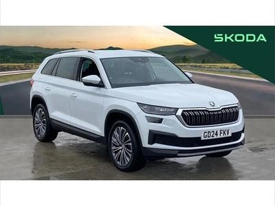 Used Skoda Kodiaq SE L Executive 150 HP (110 kW) 2024 White SUV
