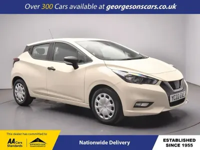 Used Nissan Micra Visia 92 HP (67 kW) 2022 White Hatchback