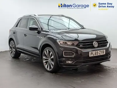 Used VW T-Roc R-line 150 HP (110 kW) 2020 Black SUV