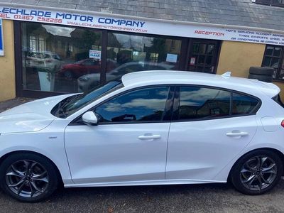 White Used 2019 Ford Focus ST-Line Hatchback | £11,995 (Fair price)