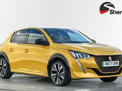 Used Peugeot e-208 GTi 100 kW (136 HP) 2022 Yellow Hatchback