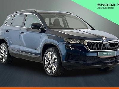 Used Skoda Karoq SE L 150 HP (110 kW) 2023 Petrol blue metallic SUV