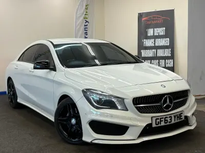 Begagnad Mercedes CLA220 AMG 2014 Vit Sedan