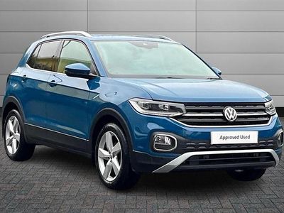 Dark petrol blue Used 2019 VW T-Cross SEL SUV | £15,295 (Fair price)