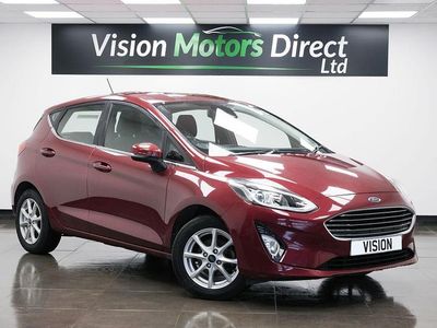 Used Ford Fiesta Zetec 100 HP (73 kW) 2018 Red Hatchback