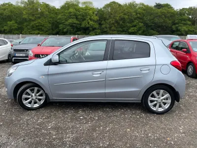 Used Mitsubishi Mirage 2015 Silver Hatchback