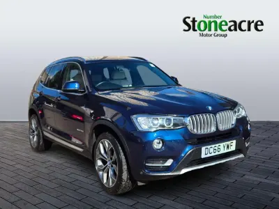 Used BMW X3 xLine 187 HP (137 kW) 2016 Blue SUV