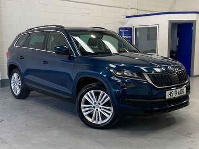 Used Skoda Kodiaq SE L 150 HP (110 kW) 2018 Blue SUV