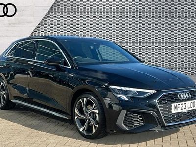 Used Audi A3 S-Line 150 HP (110 kW) 2023 Black Sedan