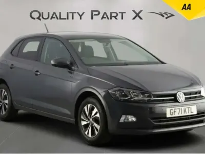 Begagnad VW Polo Match 95 HK (69 kW) 2021 Grå Halvkombi
