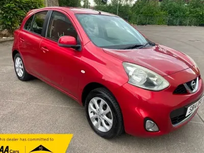 Used Nissan Micra Acenta 80 HP (58 kW) 2014 Red Hatchback