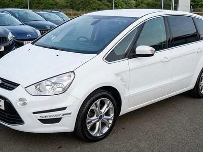 Used Ford S-MAX Titanium 163 HP (119 kW) 2014 White MPV
