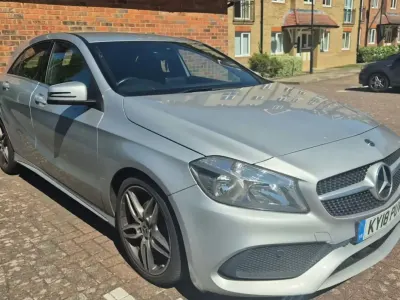 Używany Mercedes A200 AMG line 136 KM (100 kW) 2018 Srebrny Hatchback