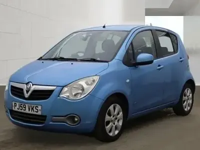 Used Vauxhall Agila Design Edition 85 HP (62 kW) 2009 Blue MPV