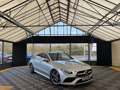 Used Mercedes CLA200 AMG Line Premium 163 HP (119 kW) 2021 Silver Coupe