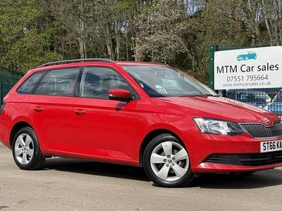 Used Skoda Fabia SE 90 HP (66 kW) 2016 Red Estate