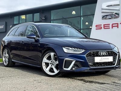Used Audi A4 S-Line 2022 Blue Estate