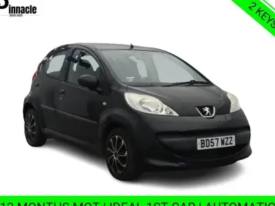 Used Peugeot 107 2007 Black Hatchback