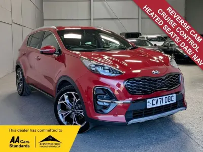 Gebraucht Kia Sportage GT-Line 136 PS (100 kW) 2021 Rot SUV