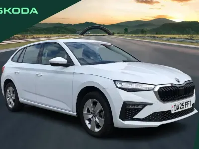 Used Skoda Scala SE 150 HP (110 kW) 2025 White Hatchback