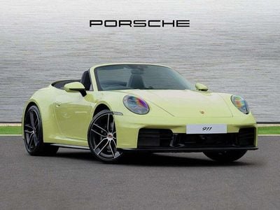 Yellow New 2025 Porsche 911 Cabriolet | £120,000 (A bit pricey)