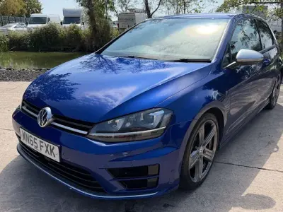 Used VW Golf VII R 300 HP (220 kW) 2015 Blue Hatchback
