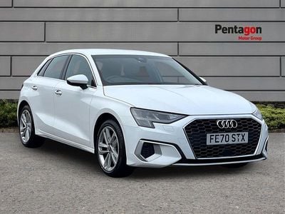 White Used 2020 Audi A3 Sportback Sport Hatchback | £15,999 (Fair price)
